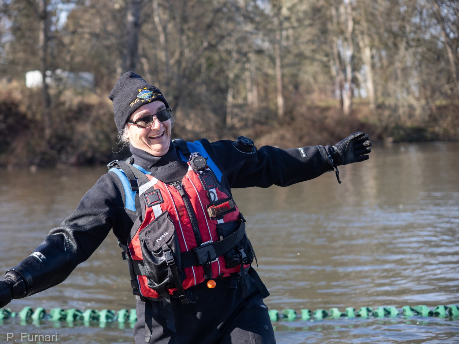 Dr. Damewood - Photo credit P. Furnari (a great dive team buddy. Thank you!)